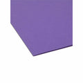 Smead 1/5 Tab Cut Letter Recycled Hanging Folder, Purple, 8 1/2" Width x 11" Length, 25 / Box, SMD64072