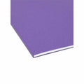 Smead 1/5 Tab Cut Letter Recycled Hanging Folder, Purple, 8 1/2" Width x 11" Length, 25 / Box, SMD64072