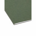 Smead 1/3 Tab Cut Legal Recycled Hanging Folder, Standard Green, 8 1/2" Width x 14" Length, 25 / Box, SMD64135