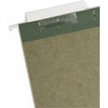 Smead 1/3 Tab Cut Legal Recycled Hanging Folder, Standard Green, 8 1/2" Width x 14" Length, 25 / Box, SMD64135