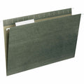 Smead 1/3 Tab Cut Legal Recycled Hanging Folder, Standard Green, 8 1/2" Width x 14" Length, 25 / Box, SMD64135
