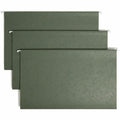 Smead 1/3 Tab Cut Legal Recycled Hanging Folder, Standard Green, 8 1/2" Width x 14" Length, 25 / Box, SMD64135