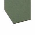 Smead 1/5 Tab Cut Legal Recycled Hanging Folder, Standard Green, 8 1/2" Width x 14" Length, 25 / Box, SMD64155