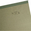 Smead 1/5 Tab Cut Legal Recycled Hanging Folder, Standard Green, 8 1/2" Width x 14" Length, 25 / Box, SMD64155
