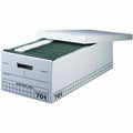 Smead 1/5 Tab Cut Legal Recycled Hanging Folder, Standard Green, 8 1/2" Width x 14" Length, 25 / Box, SMD64155