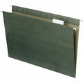 Smead 1/5 Tab Cut Legal Recycled Hanging Folder, Standard Green, 8 1/2" Width x 14" Length, 25 / Box, SMD64155