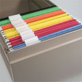 Smead 1/5 Tab Cut Legal Recycled Hanging Folder, Yellow, 8 1/2" Width x 14" Length, 25 / Box, SMD64159