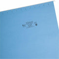 Smead 1/5 Tab Cut Legal Recycled Hanging Folder, Yellow, 8 1/2" Width x 14" Length, 25 / Box, SMD64159
