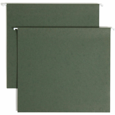 Smead Letter Recycled Hanging Folder, Standard Green, 8 1/2" Width x 11" Length, 25 / Box, SMD64279