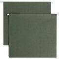 Smead Letter Recycled Hanging Folder, Standard Green, 8 1/2" Width x 11" Length, 25 / Box, SMD64279