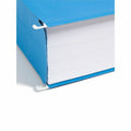 Smead 1/5 Tab Cut Legal Recycled Hanging Folder, Sky Blue, 8 1/2" Width x 14" Length, 25 / Box, SMD64370