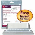 Smead File Tab, Clear, 25 / Pack, SMD64600