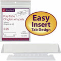 Smead Hanging Folder Tabs, Clear, 1 Pack, SMD64615