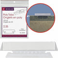 Smead Hanging Folder Tabs, Clear, 1 Pack, SMD64615