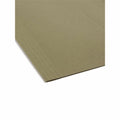 Smead 1/5 Tab Cut Letter Recycled Hanging Folder, Standard Green, 8 1/2" Width x 11" Length, 25 / Box, SMD65001