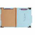 Smead 2/5 Tab Cut Letter Recycled Hanging Folder, Blue, 8 1/2" Width x 11" Length, SMD65105