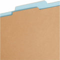Smead 2/5 Tab Cut Letter Recycled Hanging Folder, Blue, 8 1/2" Width x 11" Length, SMD65105