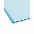 Smead 2/5 Tab Cut Letter Recycled Hanging Folder, Blue, 8 1/2" Width x 11" Length, SMD65105