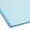 Smead 2/5 Tab Cut Letter Recycled Hanging Folder, Blue, 8 1/2" Width x 11" Length, SMD65105
