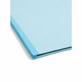 Smead 2/5 Tab Cut Letter Recycled Hanging Folder, Blue, 8 1/2" Width x 11" Length, SMD65115