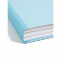 Smead 2/5 Tab Cut Letter Recycled Hanging Folder, Blue, 8 1/2" Width x 11" Length, SMD65115