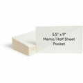 Smead Self-Adhesive Pockets, Clear, 9" Width x 5 9/16" Length, 100 / Box, SMD68185