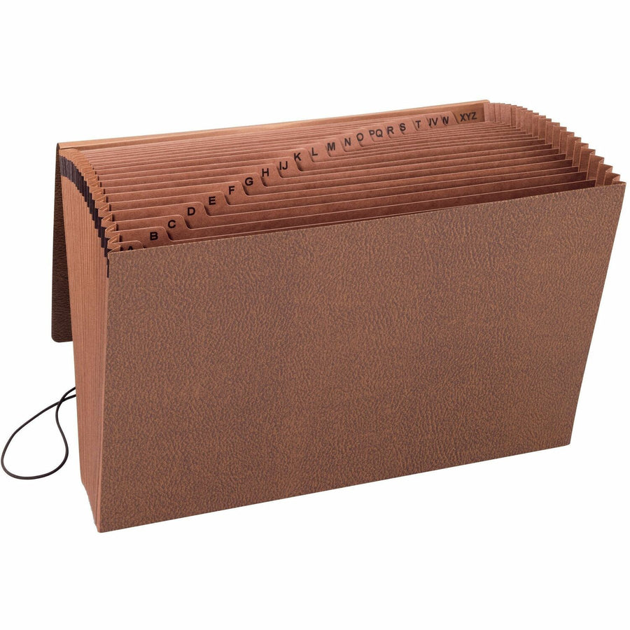 Smead Leather-like A-Z Professional Expanding Files, 15" x 10", Redrope, Reinforced Gusset, SMD70320