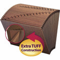 Smead TUFF Letter Recycled Expanding File, Redrope, 8 1/2" Width x 11" Length, SMD70467