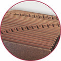 Smead TUFF Letter Recycled Expanding File, Redrope, 8 1/2" Width x 11" Length, SMD70467