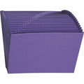 Smead Letter Recycled Expanding File, Purple, 8 1/2" Width x 11" Length, SMD70721