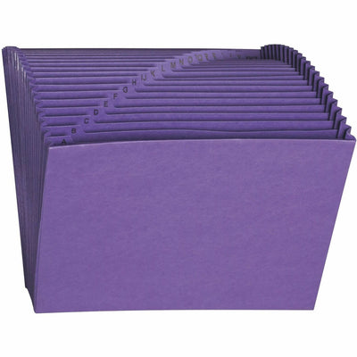 Smead Letter Recycled Expanding File, Purple, 8 1/2" Width x 11" Length, SMD70721