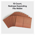Smead Legal Recycled File Wallet, Redrope, 8 1/2" Width x 14" Length, 10 / Box, SMD71111