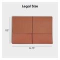 Smead Legal Recycled File Wallet, Redrope, 8 1/2" Width x 14" Length, 10 / Box, SMD71111