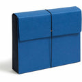 Smead Letter Recycled File Wallet, Navy, 8 1/2" Width x 11" Length, SMD71122