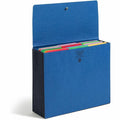Smead Letter Recycled File Wallet, Navy, 8 1/2" Width x 11" Length, SMD71122