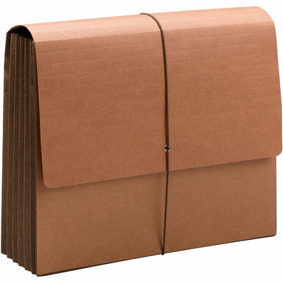 Smead TUFF Letter Recycled File Wallet, Redrope, 12 3/8" Width x 10" Length, SMD71165