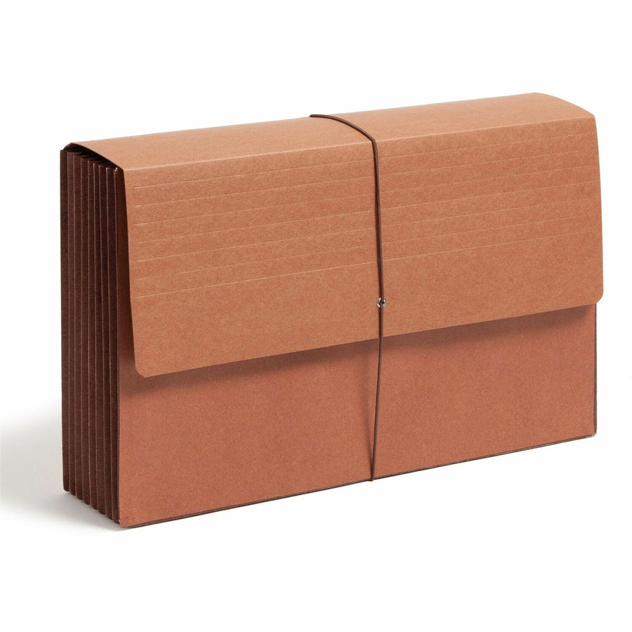 Smead TUFF Extra Durable Expanding Wallets, 15.375" Width x 10" Length, Redrope, Tyvek, Flap Closure, SMD71167