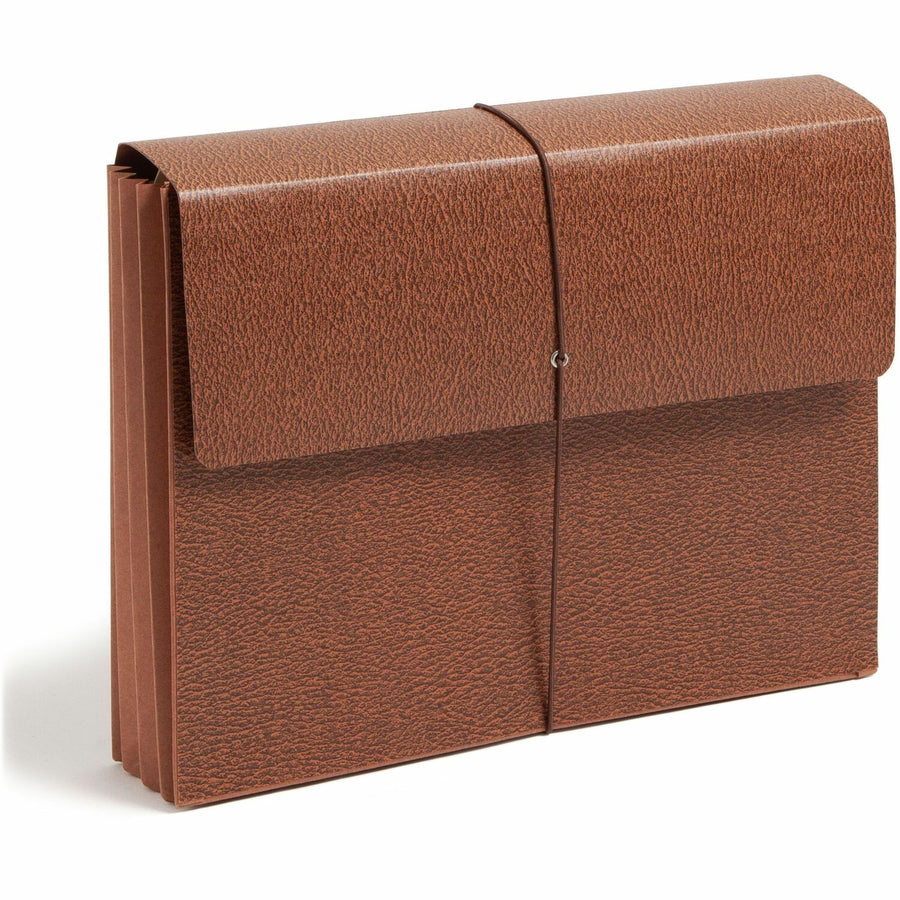 Smead Expanding Wallets with Flap and Cord Closure, 8.5" Width x 11" Length, Redrope, SMD71353