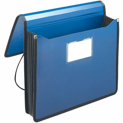 Smead Letter File Wallet, Navy Blue, 8 1/2" Width x 11" Length, SMD71503