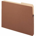 Smead 2/5 Tab Cut Letter Recycled File Pocket, Redrope, 8 1/2" Width x 11" Length, 25 / Box, SMD73085