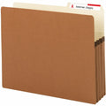 Smead 2/5 Tab Cut Letter Recycled File Pocket, Redrope, 8 1/2" Width x 11" Length, 25 / Box, SMD73088