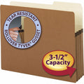 Smead 2/5 Tab Cut Letter Recycled File Pocket, Redrope, 8 1/2" Width x 11" Length, 25 / Box, SMD73088