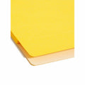 Smead Straight Tab Cut Letter Recycled File Pocket, Yellow, 8 1/2" Width x 11" Length, SMD73223