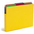 Smead Straight Tab Cut Letter Recycled File Pocket, Yellow, 8 1/2" Width x 11" Length, SMD73223