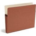 Smead Straight Tab Cut Letter Recycled File Pocket, Redrope, 8 1/2" Width x 11" Length, 25 / Box, SMD73224