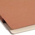 Smead Straight Tab Cut Letter Recycled File Pocket, Redrope, 8 1/2" Width x 11" Length, 25 / Box, SMD73224