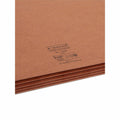 Smead Straight Tab Cut Letter Recycled File Pocket, Redrope, 8 1/2" Width x 11" Length, 25 / Box, SMD73224