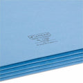 Smead Straight Tab Cut Letter Recycled File Pocket, Blue, 8 1/2" Width x 11" Length, SMD73225