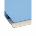 Smead Straight Tab Cut Letter Recycled File Pocket, Blue, 8 1/2" Width x 11" Length, SMD73225