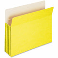 Smead Straight Tab Cut Letter Recycled File Pocket, Yellow, 8 1/2" Width x 11" Length, SMD73233